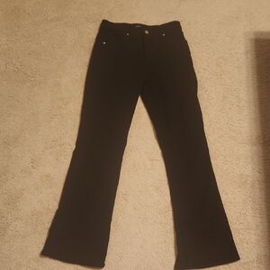 Express Black Bootcut Mid Rise Jeans